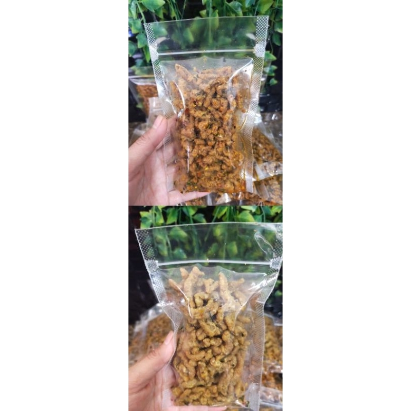 

Paket Bundling 6 Bungkus Usus Krispy Rasa Original dan Pedas