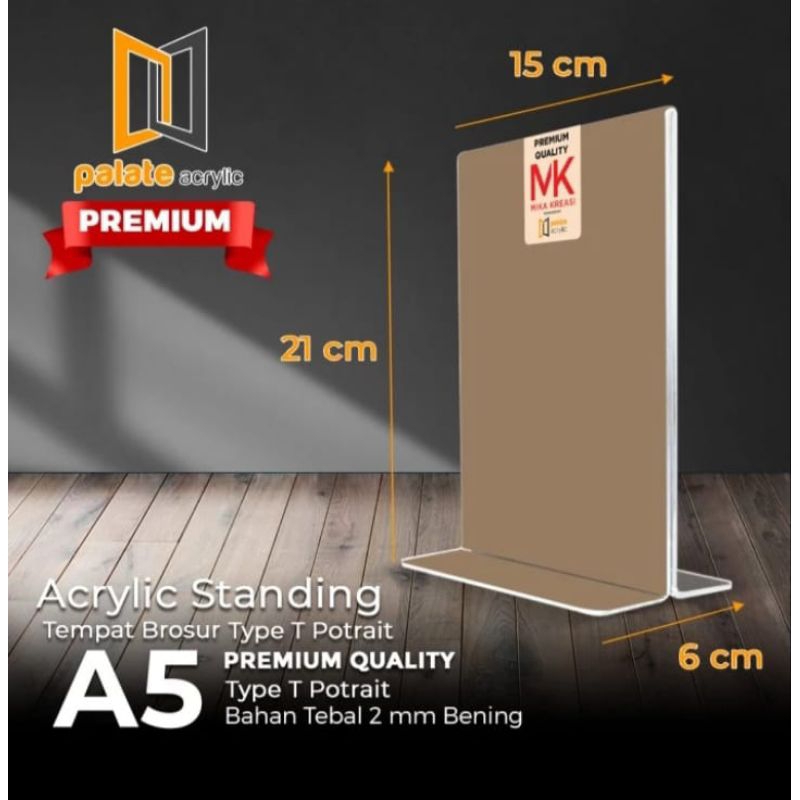 

Akrilik premium A5 T potrait, 2mm