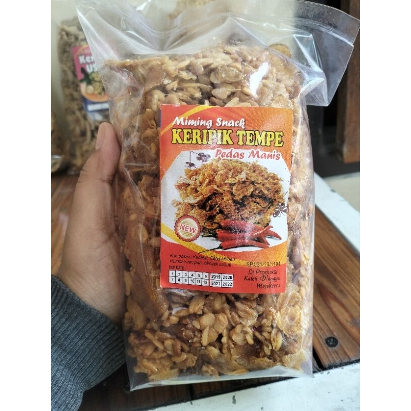 

kering tempe dan kentang kemasan 250 gram Miming snack