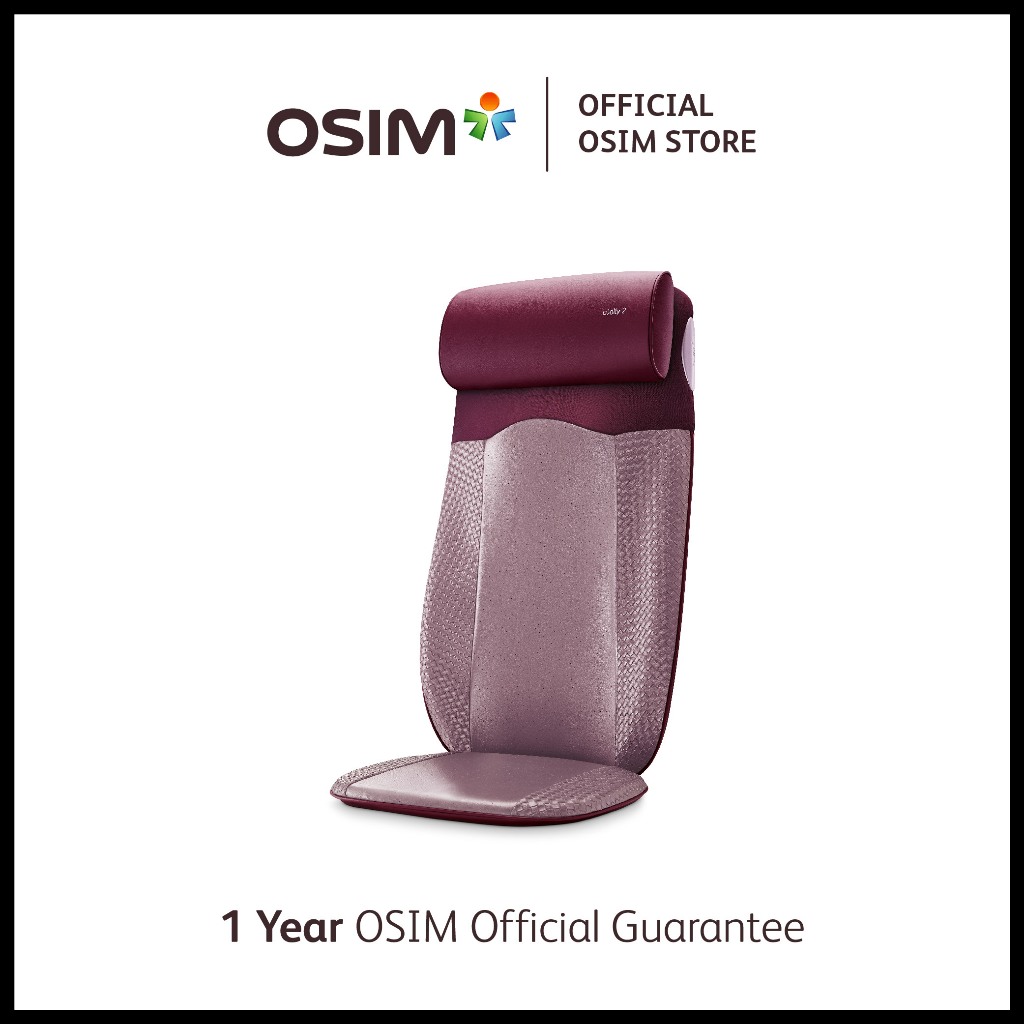 OSIM uJolly 2 Purple - Personalized Massage Chair / Kursi Pijat Portable
