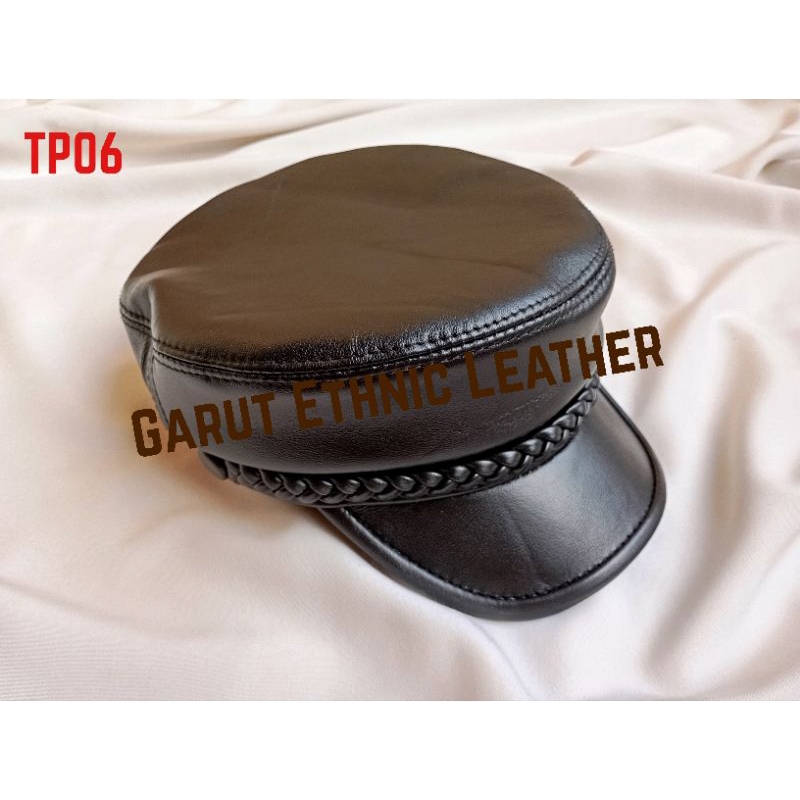 Topi Kulit Baretta Pria Asli Garut (TP06)