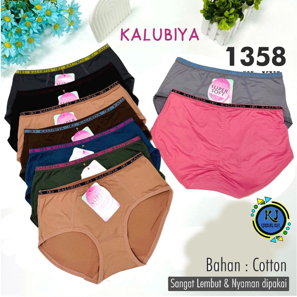 Celana Dalam Wanita Kalubiya 1358 Isi 6 Pcs CD Wanita Murah