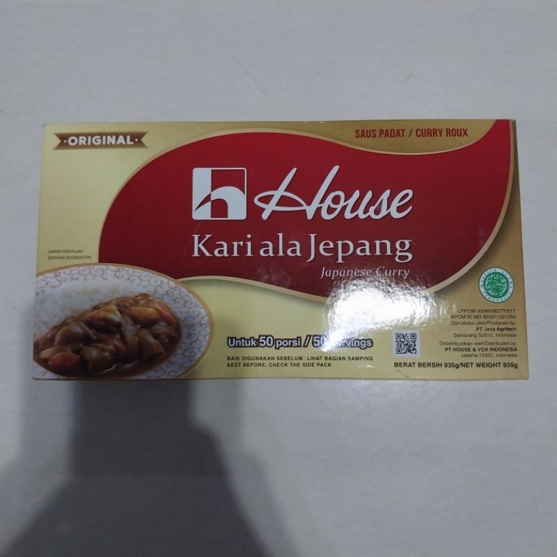 

house kari ala jepang / japanese curry 935gr