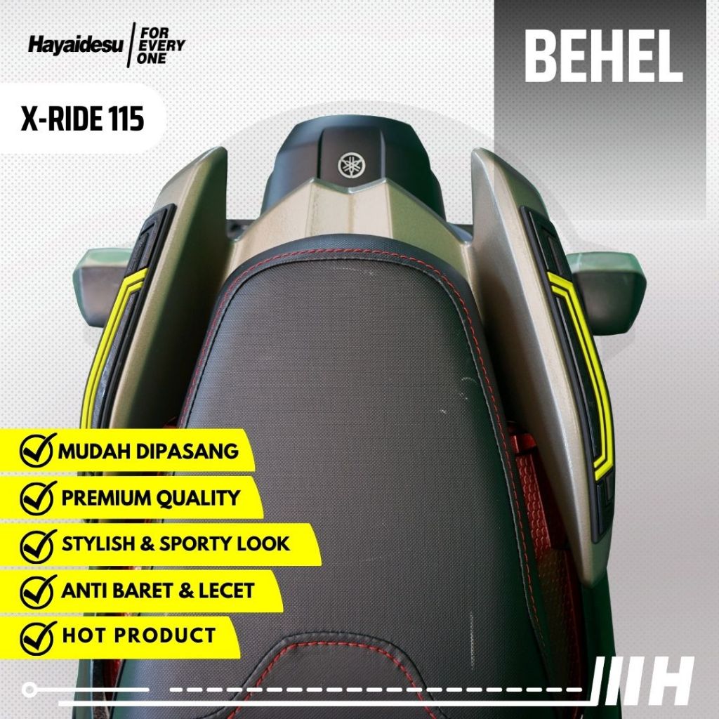 XRIDE 115 Body Protector Behel Pillion Grip Cover Hayaidesu