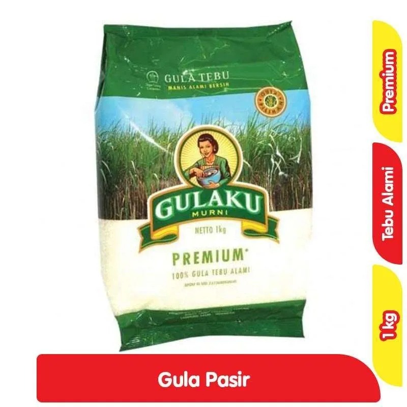 

GULAKU | GULA TEBU (PUTIH) PREMIUM PCK 1000g