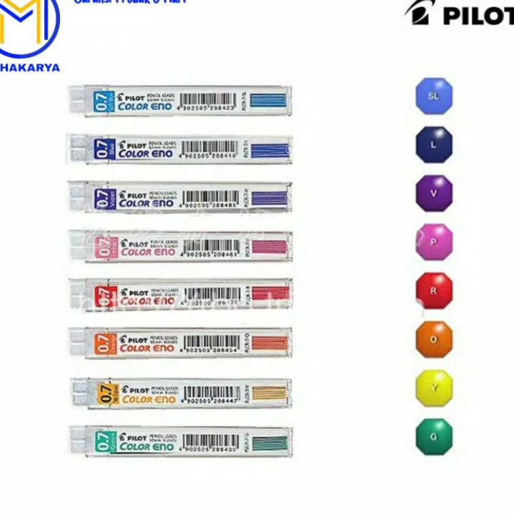 

PROMO SEMANGAT Isi Pensil Mekanik Color Eno PLCR7 Pilot Warna Warni 1 Tube