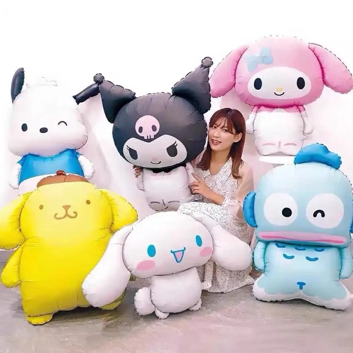 BERKAH BALON KAWAII MELODY CINAMOROLL KUROMI POMPOMPURIN
