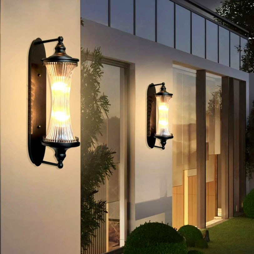 Lampu hias dinding taman modern CLASSIC AMERICAN OUTDOOR WATERPROOF garden vintage industrial minima