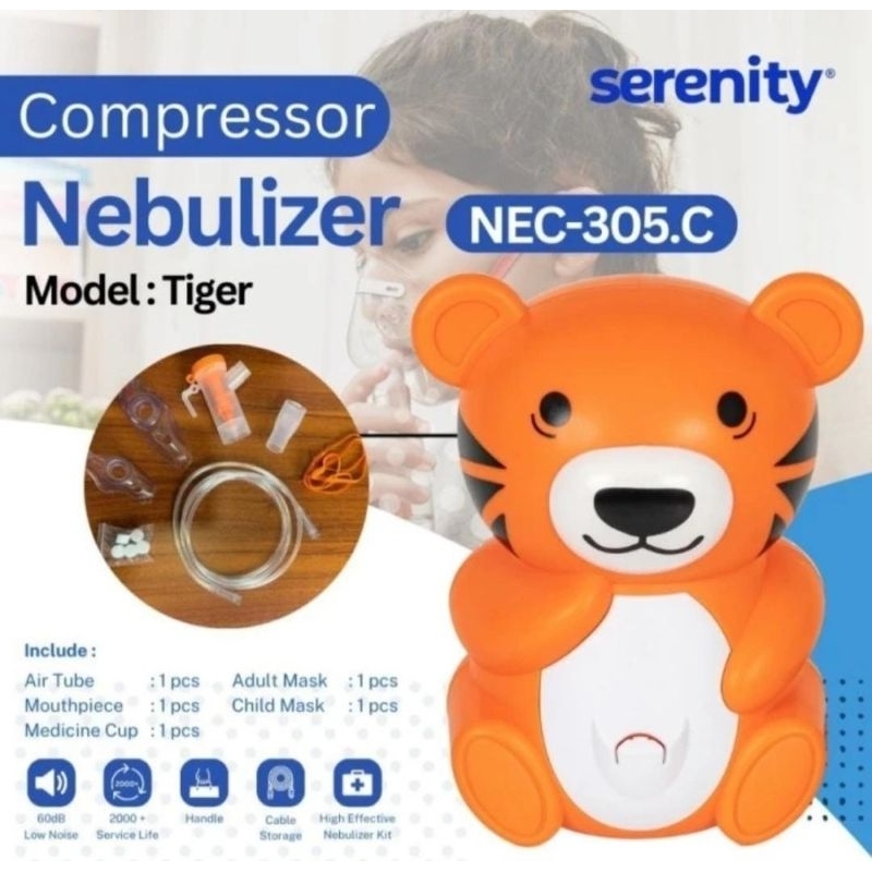 Nebulizer Compressor NEC-305 / Nebulizer Karakter - Serenity