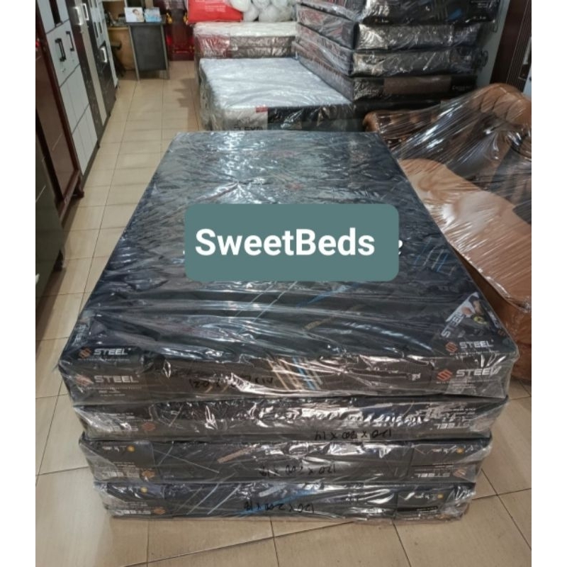 tilam busa steel capital knitting 4 kaki ukuran 120x200 cm