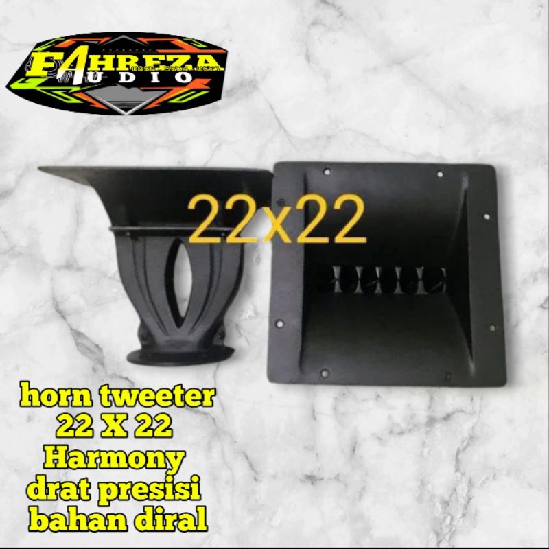 HORN tweeter harmonika 22x22,horn tweeter bahan diral,horn tweter,horn tuwiter,horn twiter