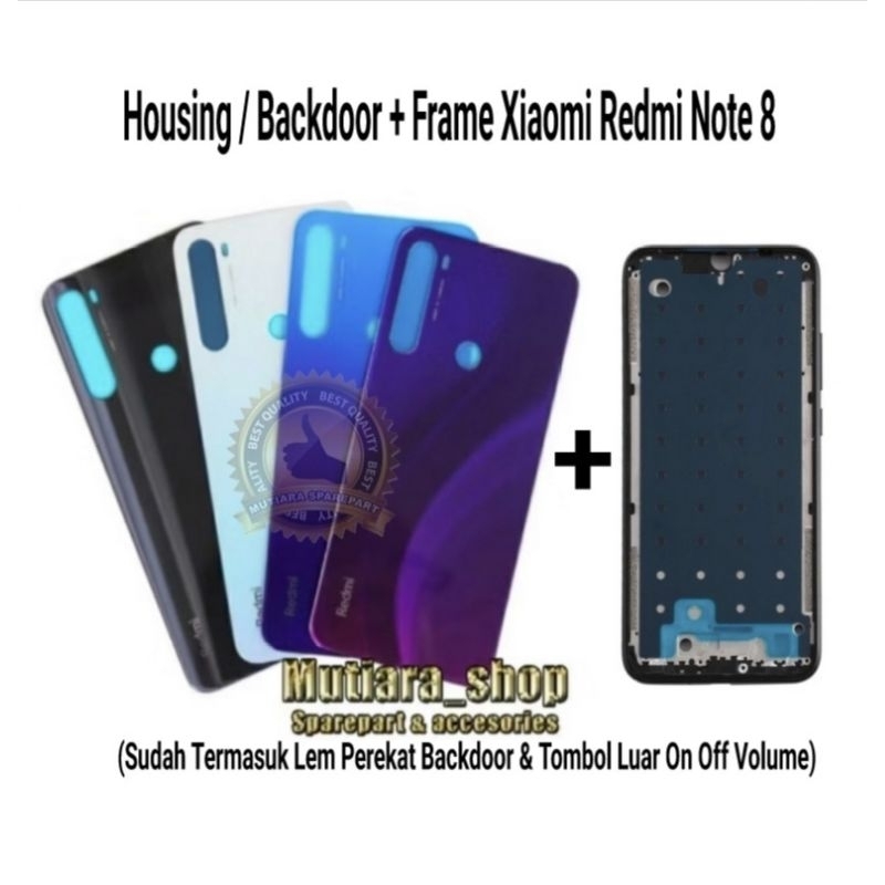 Housing Fullset Frame Xiaomi Redmi Note 8 | Backdoor + Frame Xiaomi Redmi Note 8