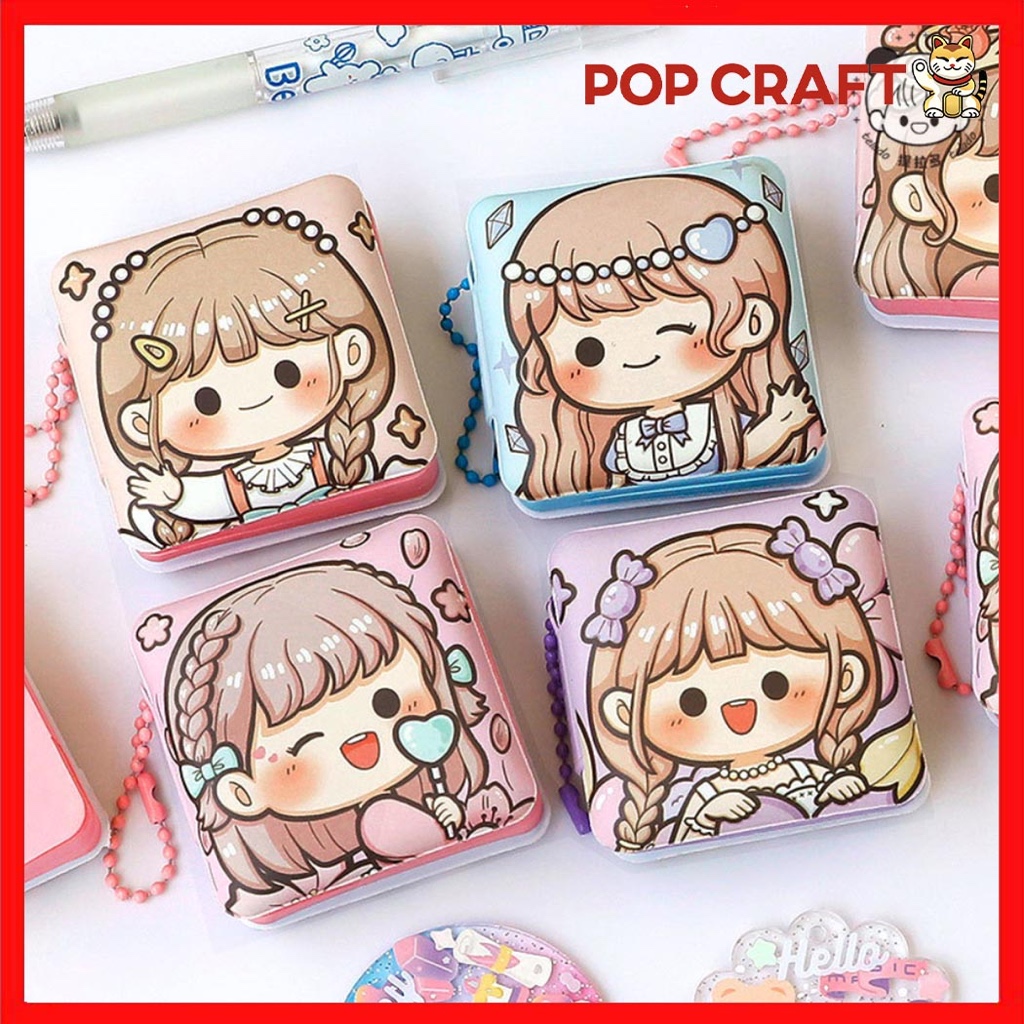 

PC Sticky Note Book Squishy Mini Memopad Notes Dodogirl 80 Halaman Stationery ATK Stationery TLD120