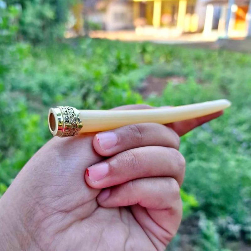 ONCE PIPA TULANG SAPI VARIASI RING ALPAKA PANJANG