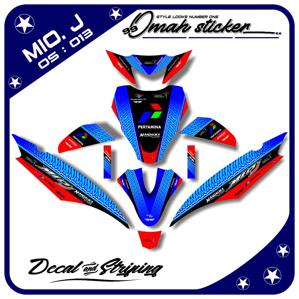 decal mio j full body .stiker decal mio j full body. ADT.013