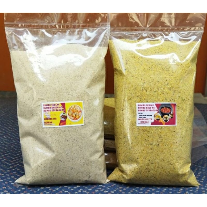 

paket 5kg bumbu kuah asin dan gurih/bumbu seblak bakso boci/bumbu serbaguna