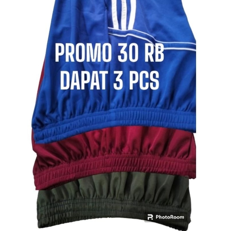 ISI ( 3 ) PCS CELANA PENDEK PRIA/KOLOR