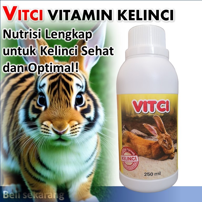 Vitamin kelinci cepat gemuk / Vitamin kelinci agar cepat besar / Vitamin kelinci agar bulu lebat / V