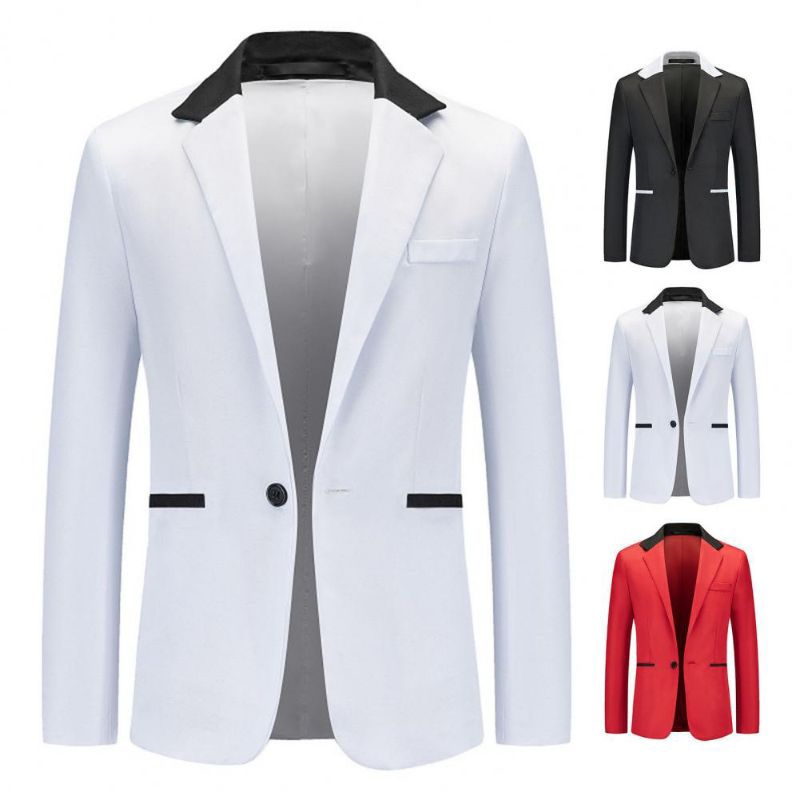 Jas Blazer formal pria/Jas pria putih hitam/Jas wedding, perpisahan dll/Jas Blazer formal non formal