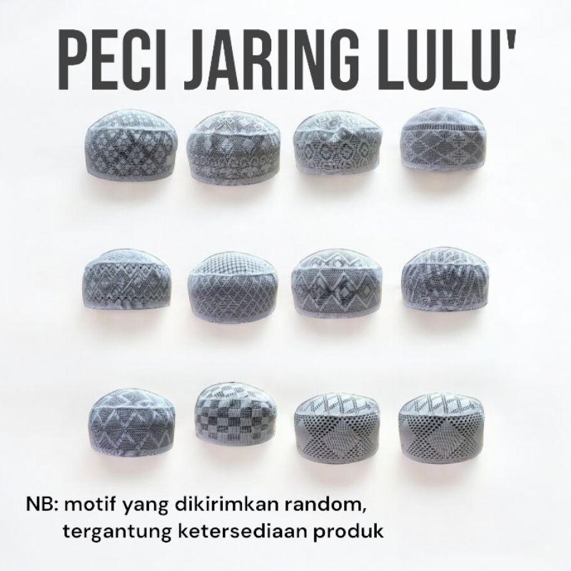 promokopiah jaring lulu' - Peci lulu'  - Peci santri Dalwa