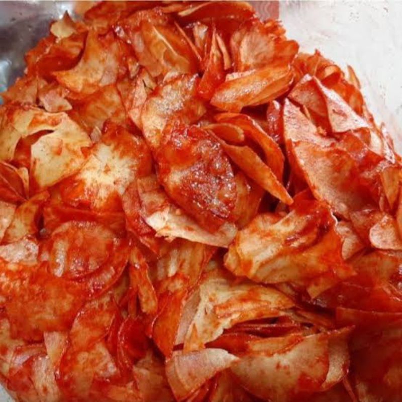 

keripik singkong pedas manis lengket | keripik singkong pedas | keripik singkong balado