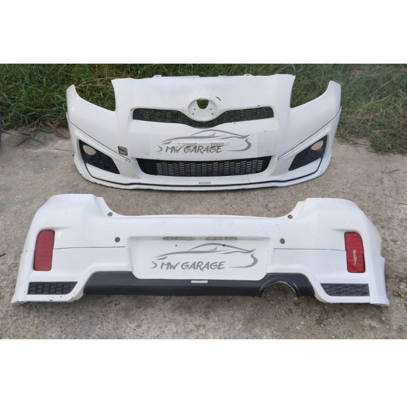 Bumper set Bodykit Yaris TRD 2012 2013 Original depan belakang