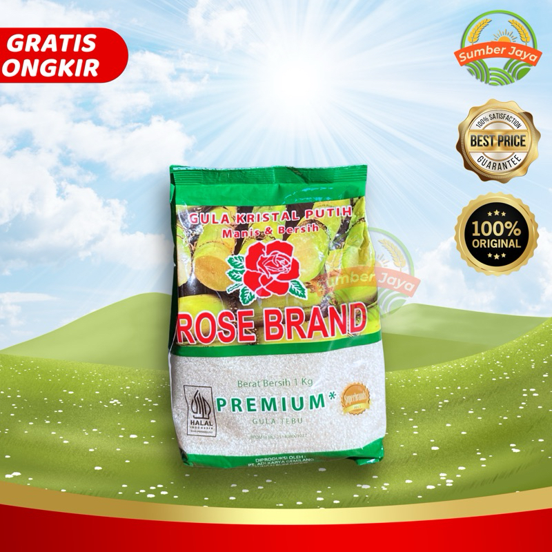 

Gula Pasir Rose Brand Hijau 1kg