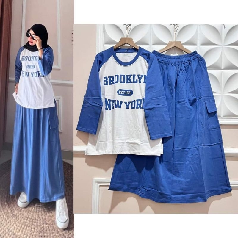 Setelan wanita Ter Up to date /Set rok Numia terbaru full kombet / Fashion wanita setelan rok Jevann