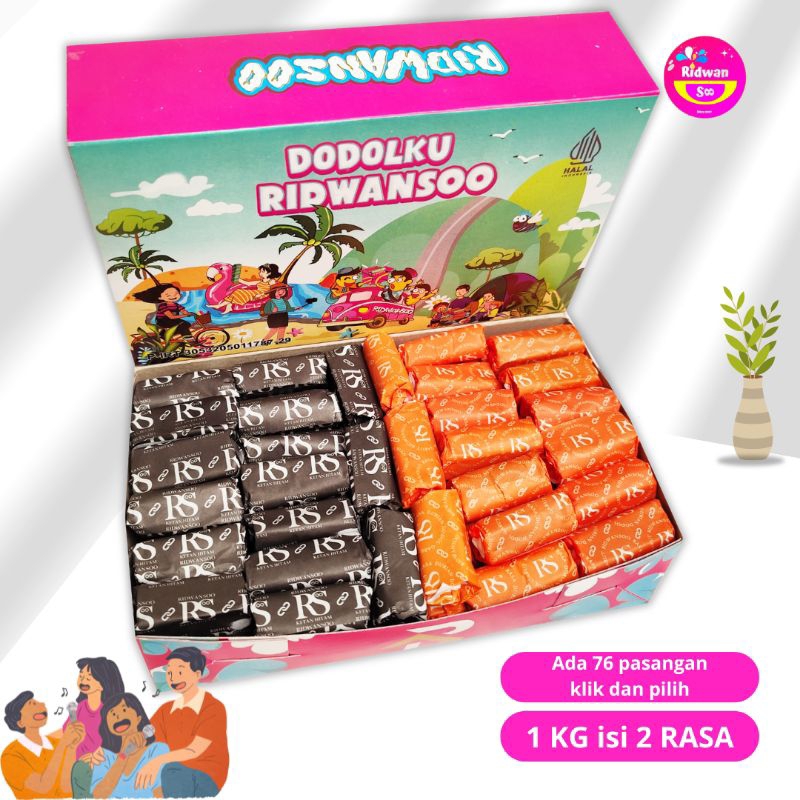 

DODOL GARUT ISI 2 RASA DALAM 1 KG / KUE DODOL GARUT