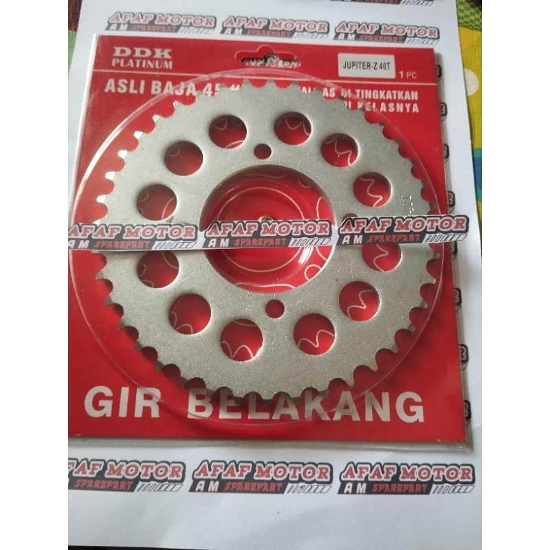 Gear Gir Belakang Jupiter Z Vega R Ukuran 40T 45T  50T 60T