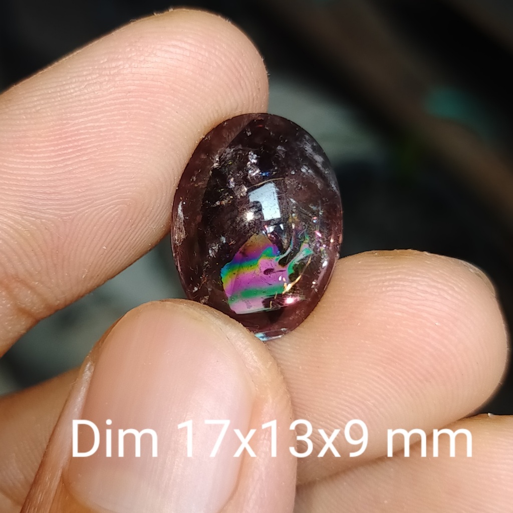 BATU KECUBUNG UNGU SMOKY VIOLET PELANGI ASLI cek batu lainnya ada ruby wulung bacan akik zamrud kati