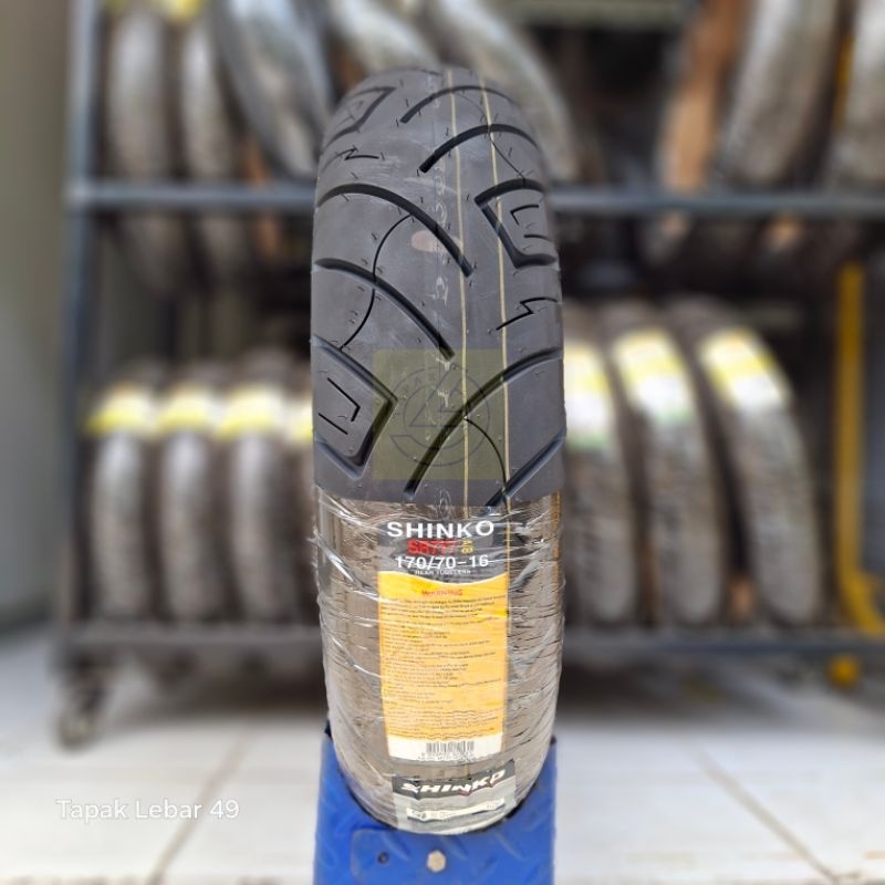 Ban SHINKO SR777 Cruiser 170.70.16 Rear For Ring 16 HD MOGE dan Motor Custom dll NOT Heideneu