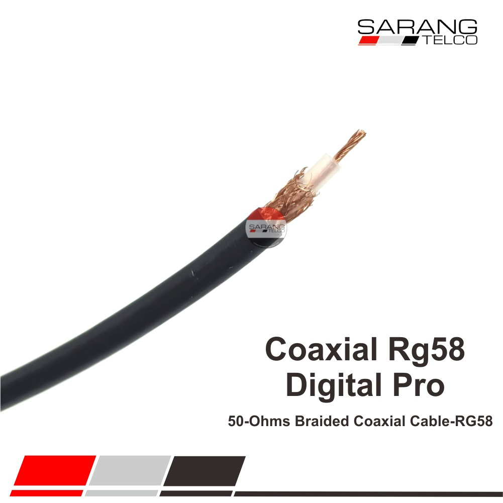 Kabel coaxial Rg58 Digital Pro kabel coaxial DC5850 RG58A/U 50 ohm