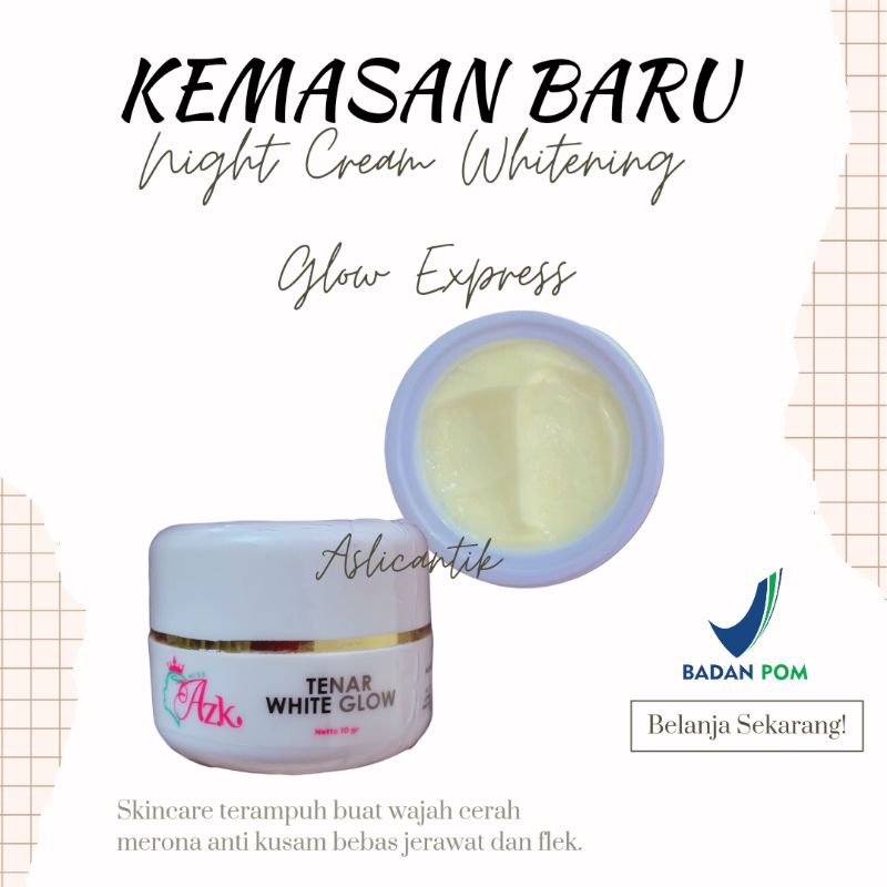 NIGHT CREAM WHITENING GLOW EXPRESS
