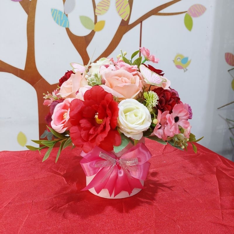 bloom box/ buket bunga ulang tahun /buket grand opening