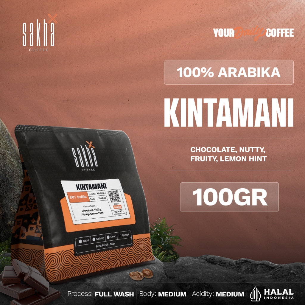 

Kopi Arabika Bali Kintamani Arabica Coffee Roast Beans Espresso Manual Brew 100gr Biji Bubuk Coffe