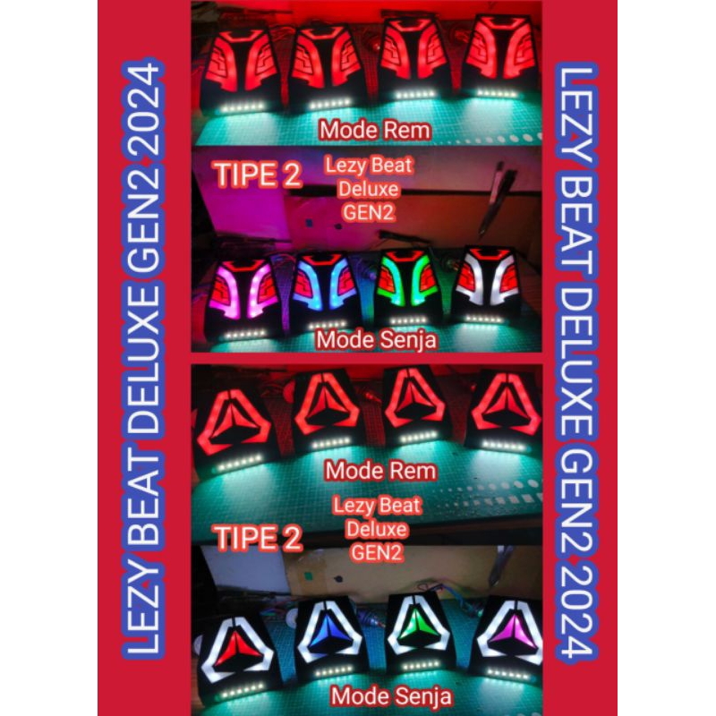 Lazy mini beat deluxe Gen2 2024 2025 lampu lazy beat deluxe 2024- 2025