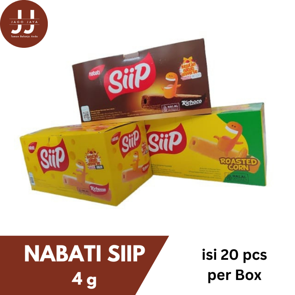 

[Jago Jaya] NABATI SIIP 4g Varian Lengkap: Jagung Bakar, Keju, Cokelat