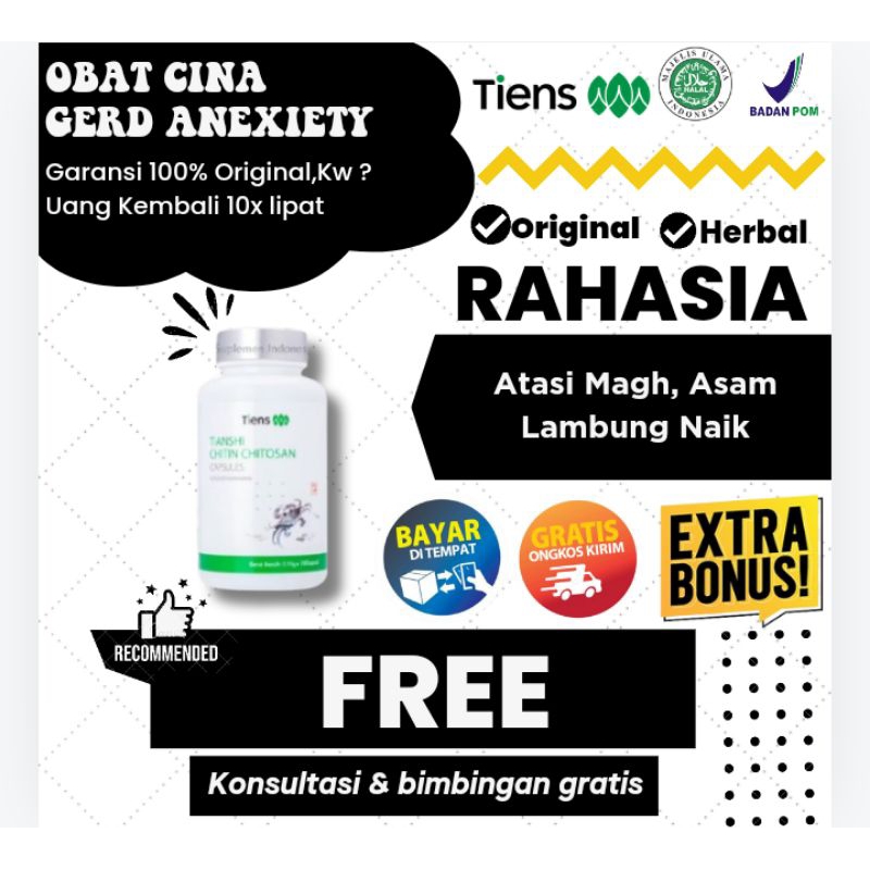 OBAT CINA ASAM LAMBUNG GERD MAGH - FITO FARMAKA ASAM LAMBUNG  - TCM - SERAT CANGKANG KEPITING -