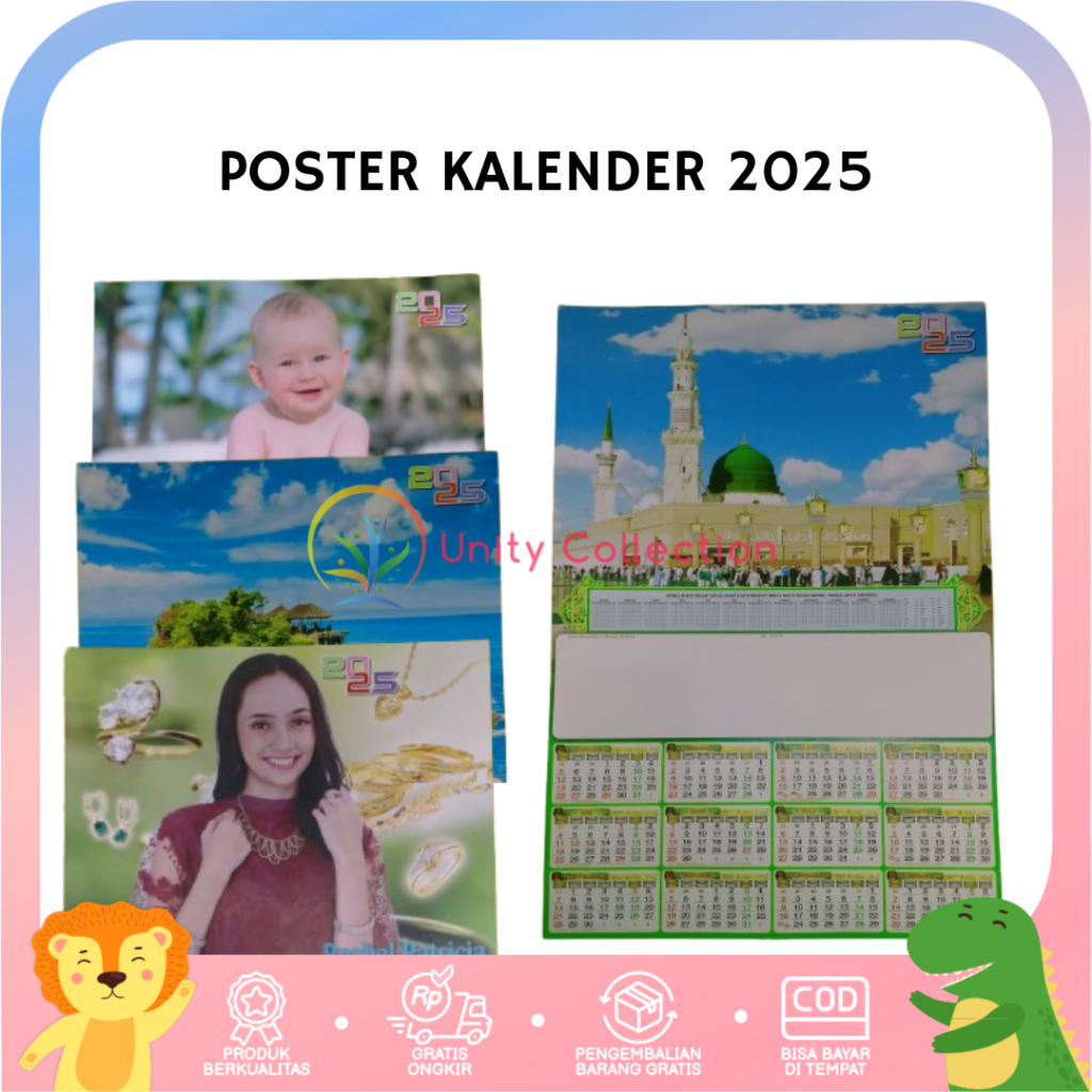 

Kalender Dinding Poster 2025 - Poster Dinding