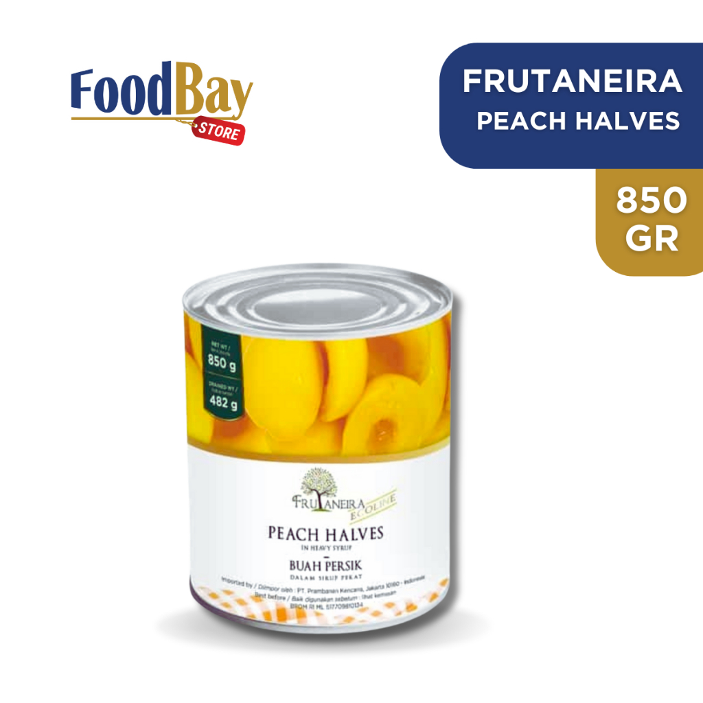 

FRUTANEIRA-ECOLINE Peach Halves in Syrup 850 Gr