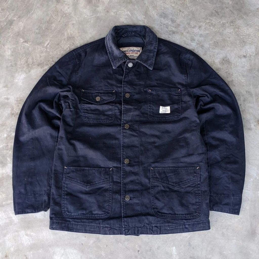 Jaket Chore Denim Pria SPAO EXPEDITION Original Size M