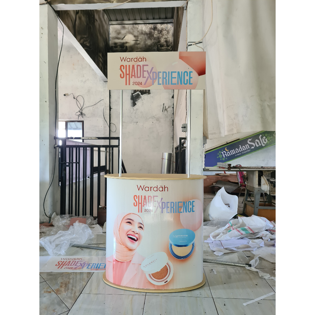 Meja pameran / polycounter / POLY COUNTER EVENT PAMERAN