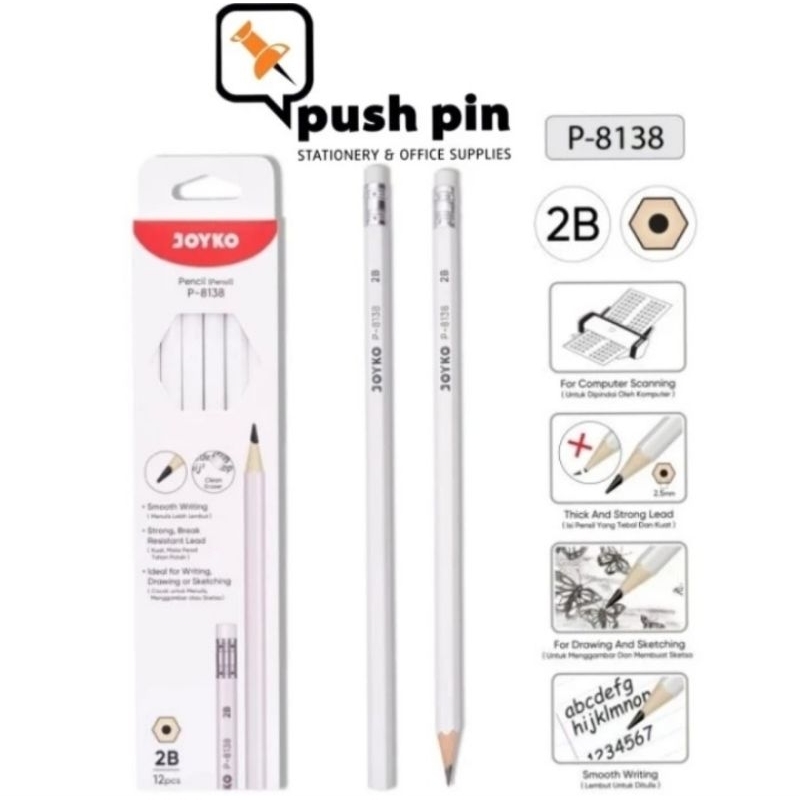 

Joyko Pencil / Pensil 2B P-8138