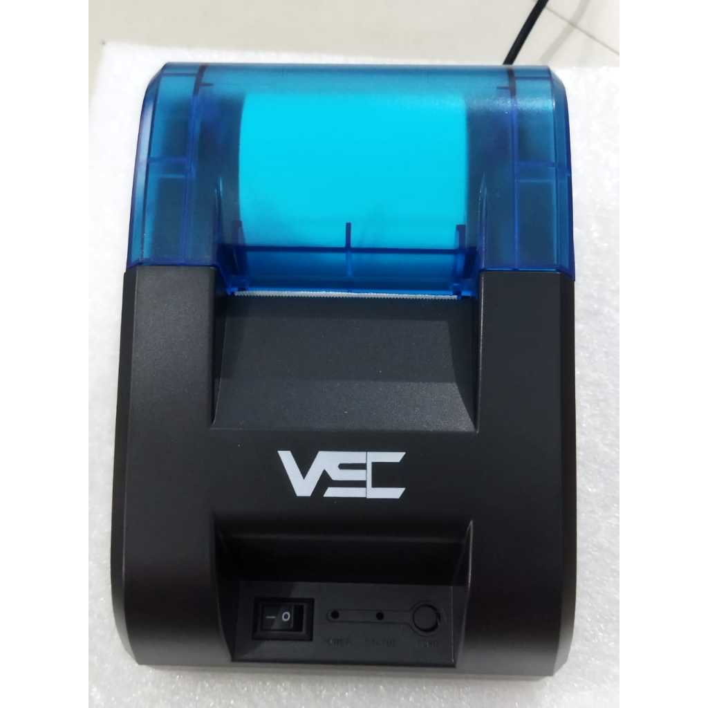 Printer mini thermal 58mm bluetooth  merk VSC TM-58V - hitam