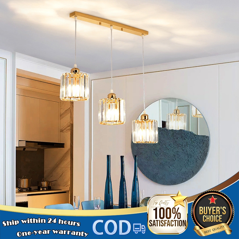 Lampu Gantung Kristal Lampu Plafon Minimalis Kamar Tidur Modern Lampu Kristal Gantung Mewah