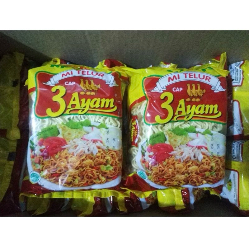 

[12 PCS ] MIE TELUR CAP 3 AYAM