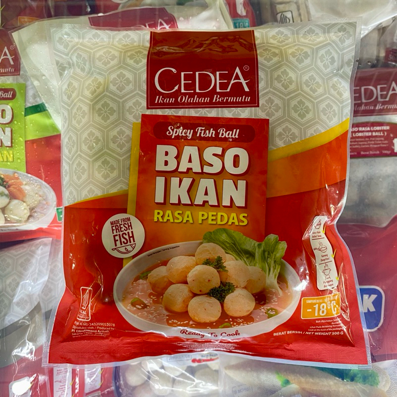 

Cedea Baso Ikan Rasa Pedas 500gr