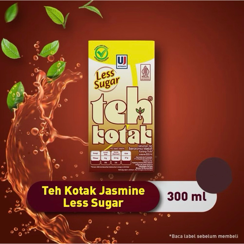 

Teh Kotak Less Sugar 300ml