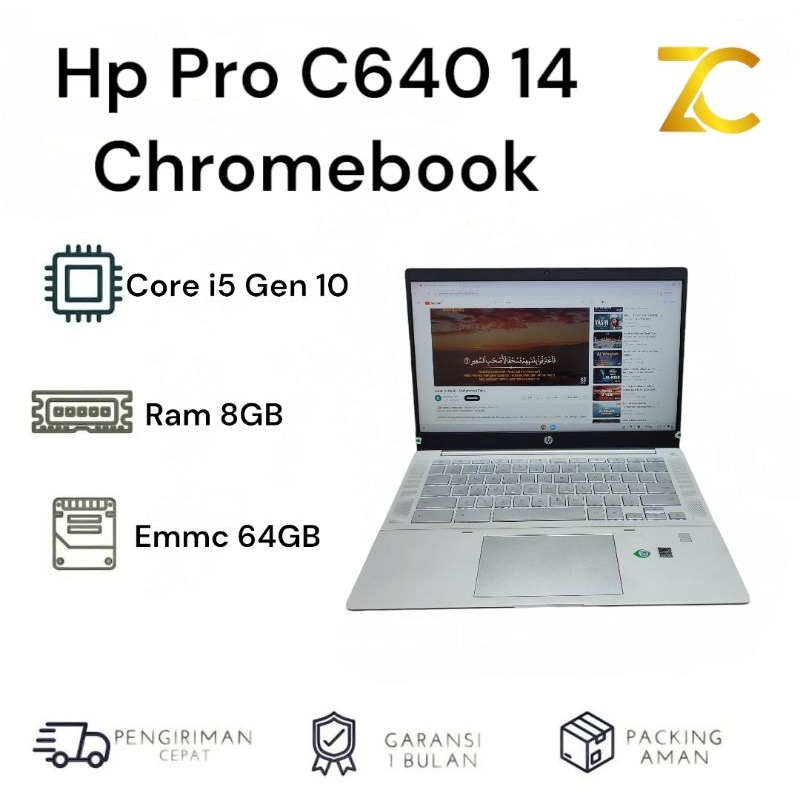 Hp Pro C640 14 Chromebook Core i5 Gen 10